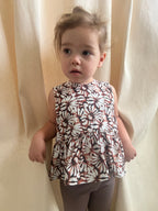 Brunie Ruffle Top