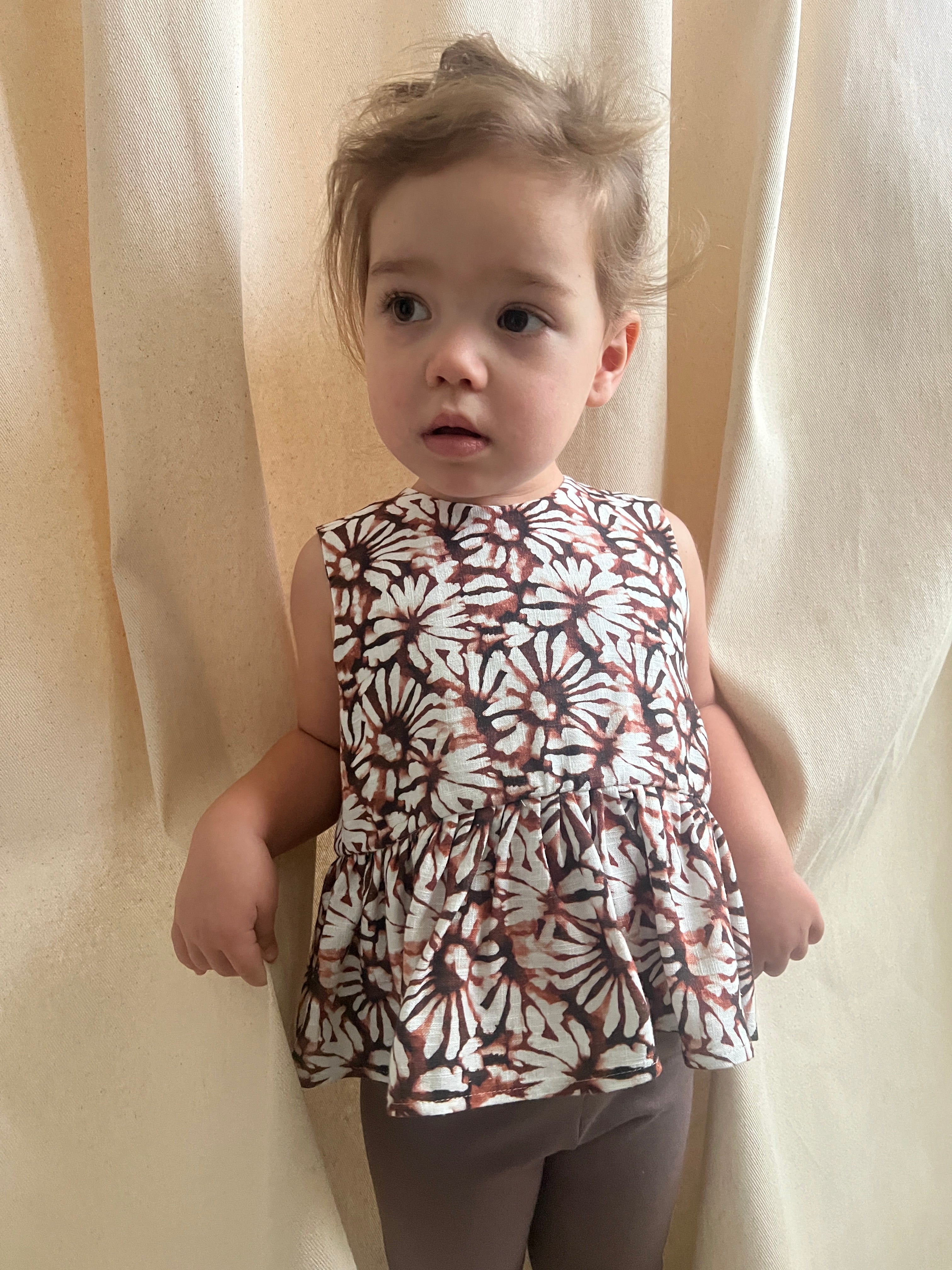 Brunie Ruffle Top
