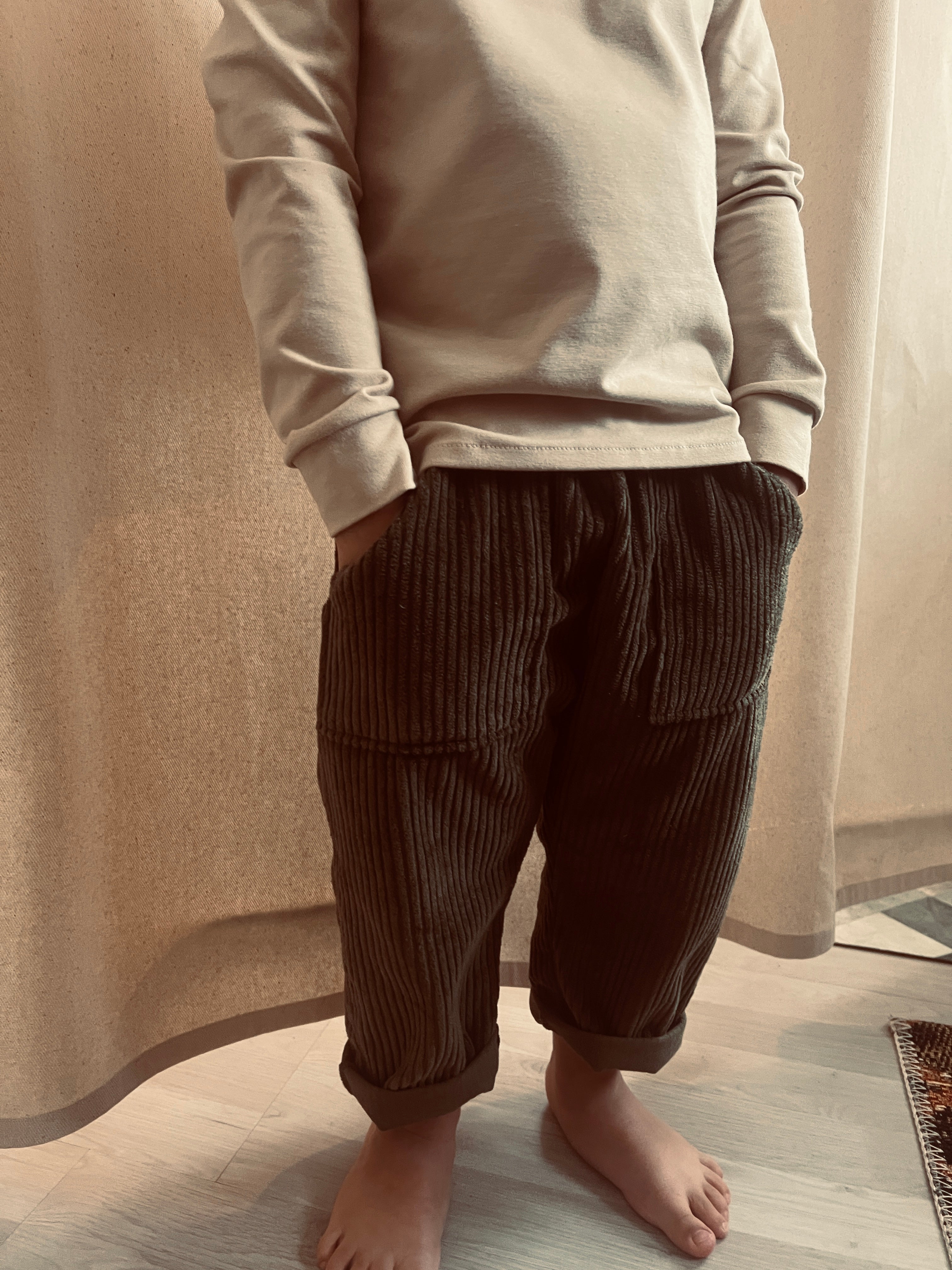 Bob Boy’s Trousers - Earthy Green