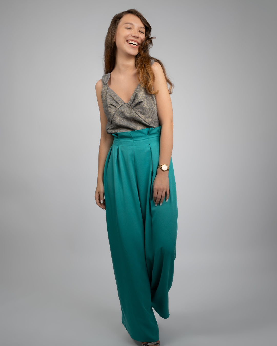 Kara - Navy Top