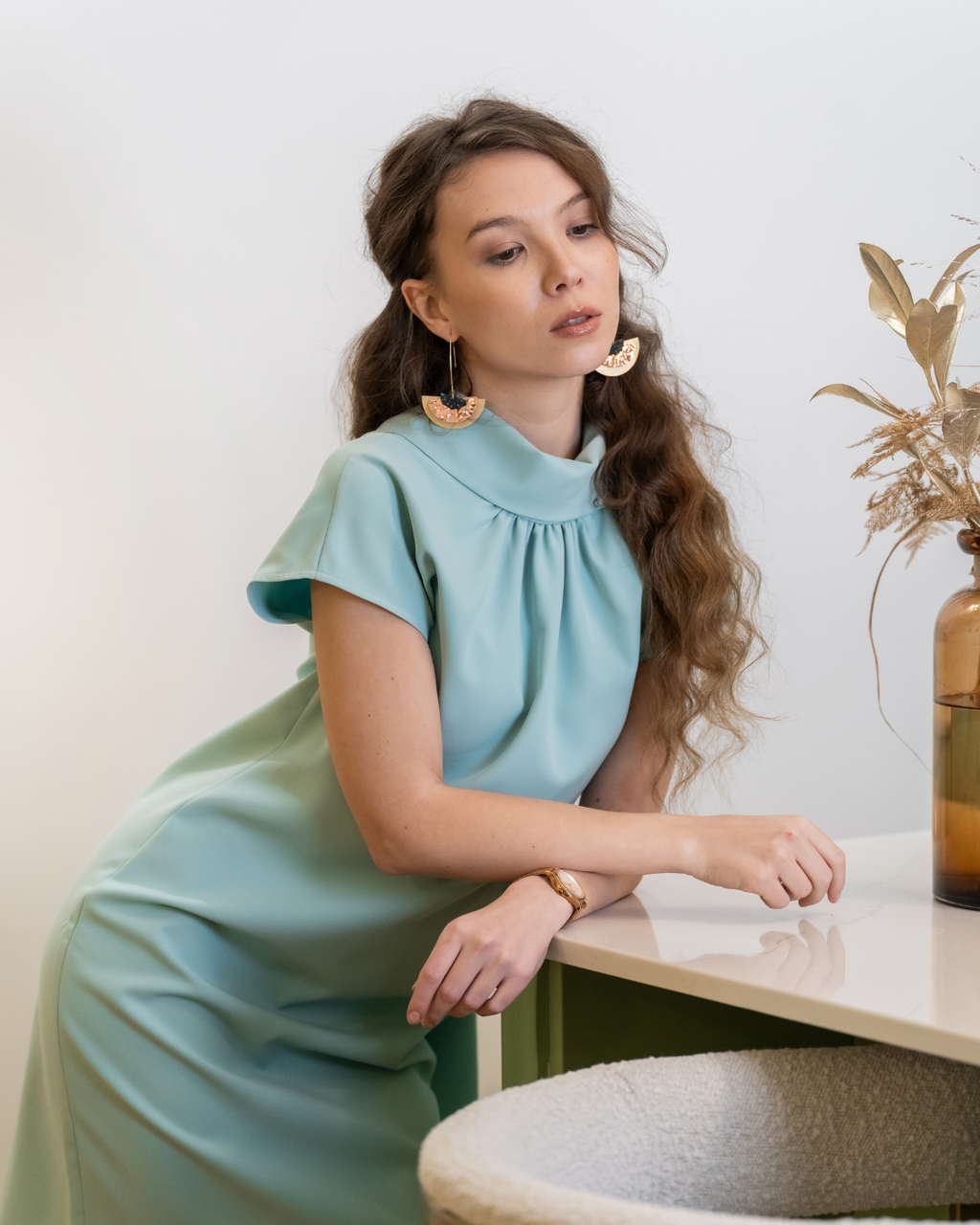 Leila Shawl Dress