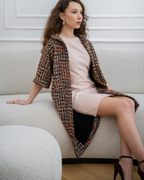 Chenaya Coat - Golden Tweed