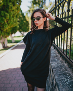 Ivy - Black Suede