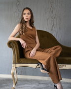 Aria Tobacco Jumpsuit