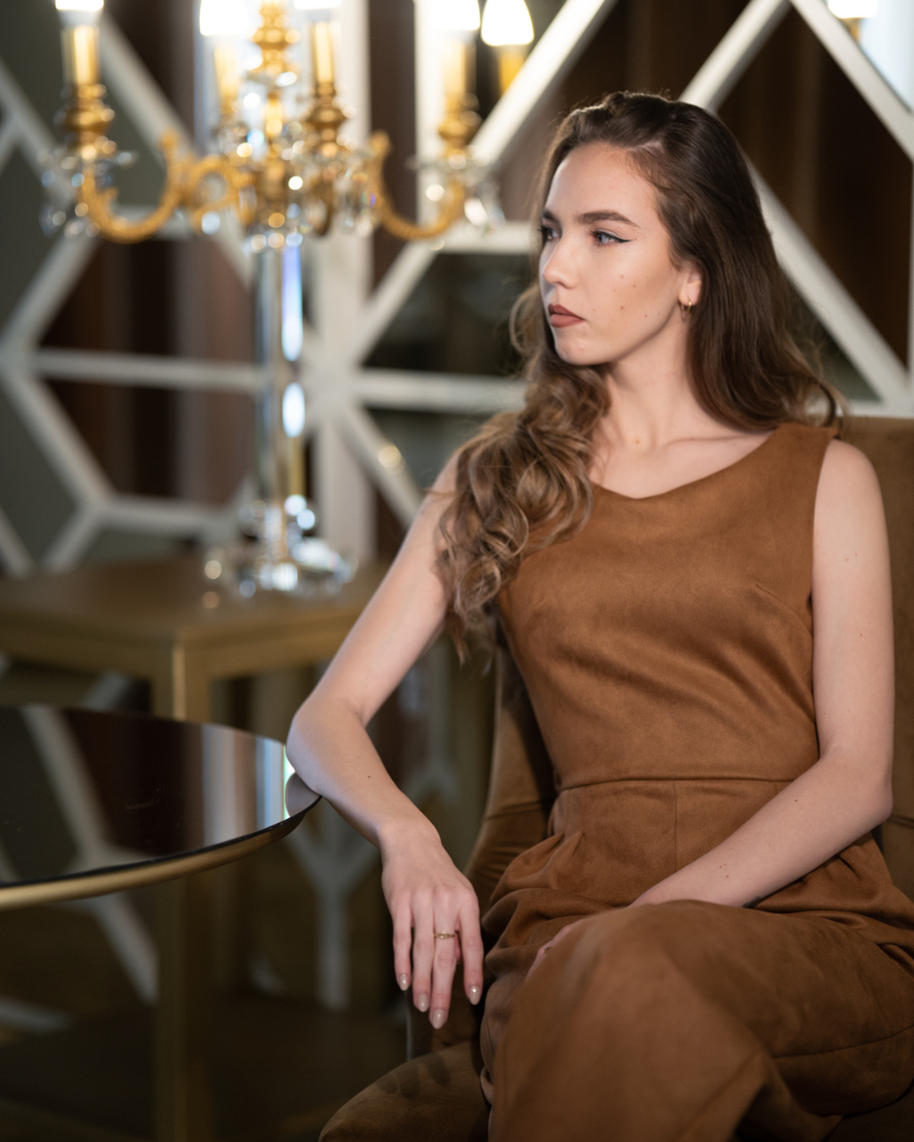 Aria Tobacco Jumpsuit