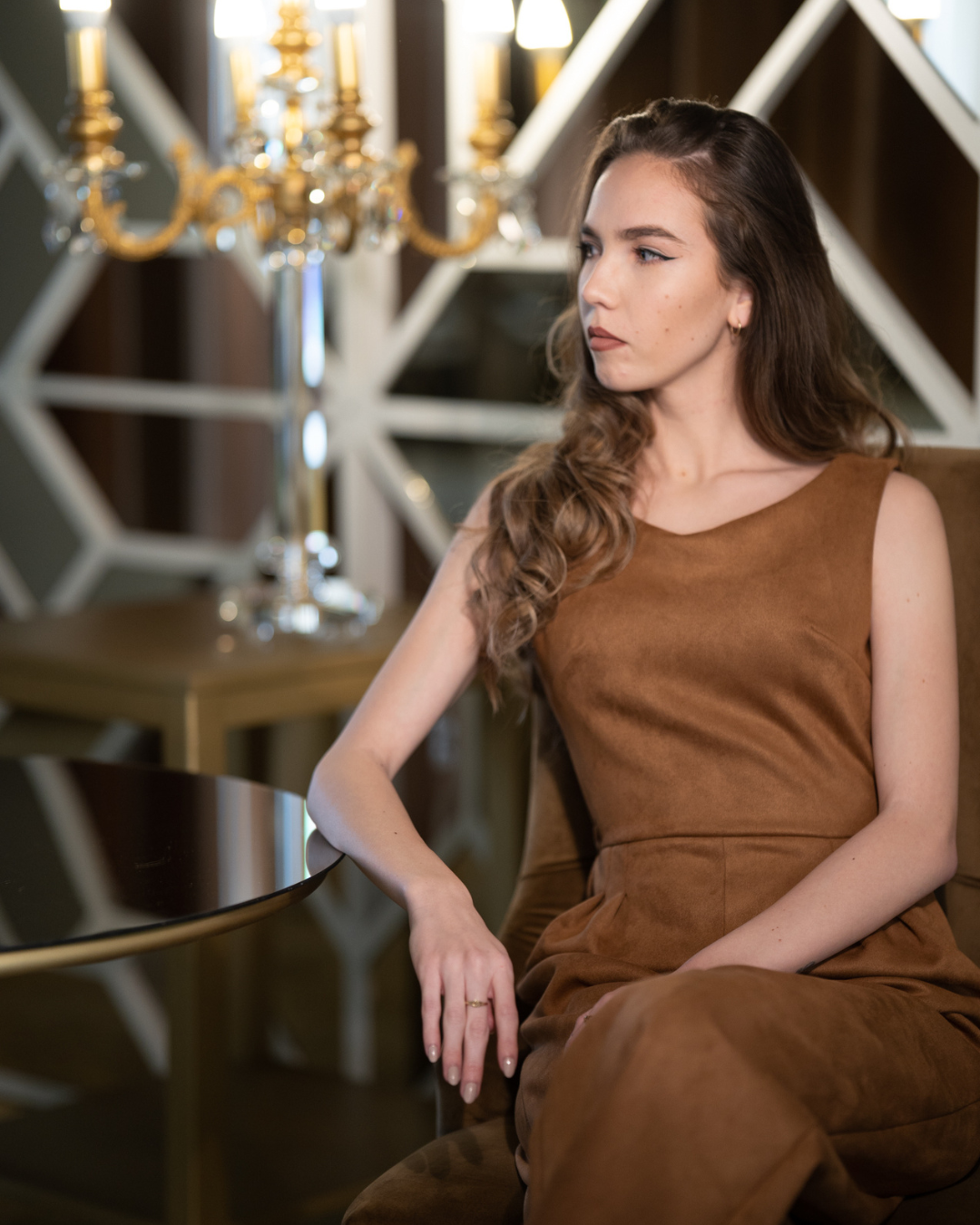 Aria Tobacco Jumpsuit