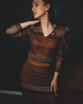 Maya Leg o' Mutton Dress