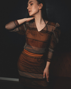 Maya Leg o' Mutton Dress