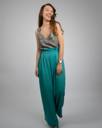 Myra Turquoise- Palazzo Pants