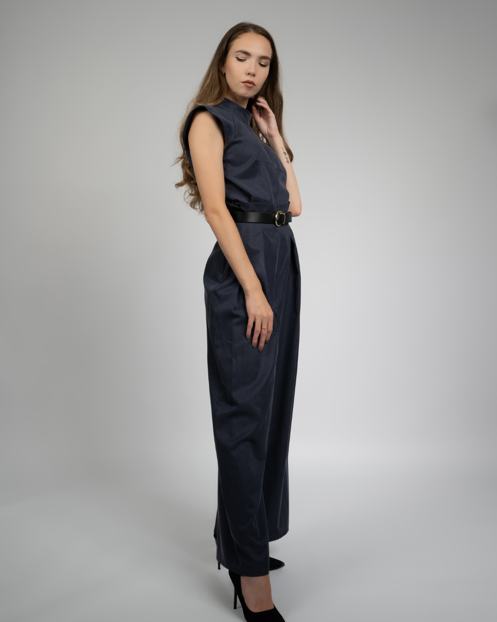 Myra Navy Top